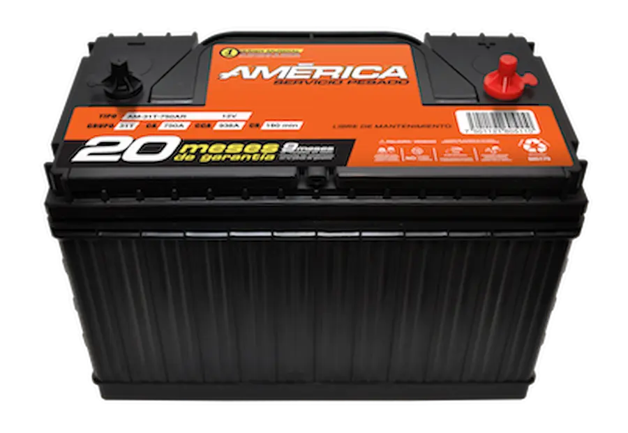 Batería América AM 31T 750 AR servicio pesado 12V - Baterías México