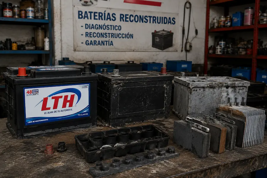 Baterías reconstruidas precio duración cuándo convienen México 2026