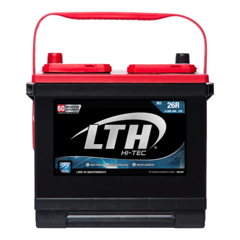Batería para Auto LTH Hi-Tec H-26R-500 - Baterías México