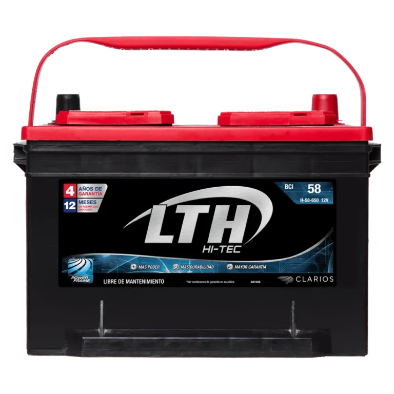 Batería para Auto LTH Hi-Tec H-58-650 - Baterías México