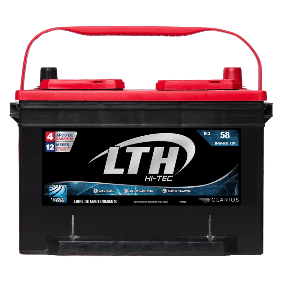 Batería para Auto LTH Hi-Tec H-58-650 - Baterías México